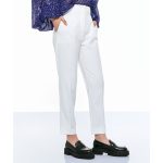 ACCESS pantalone bianco vita alta