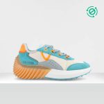 NØ NAME Spinner Jogger ivory/lagon LIGHT BLUE/ORANGE