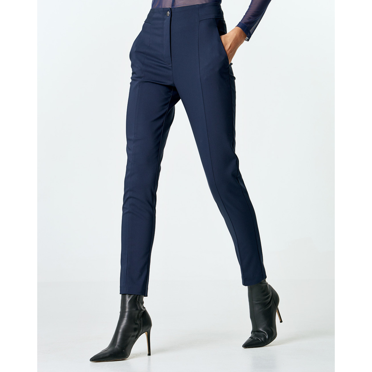 ACCESS pantalone blu basic - immagine 3