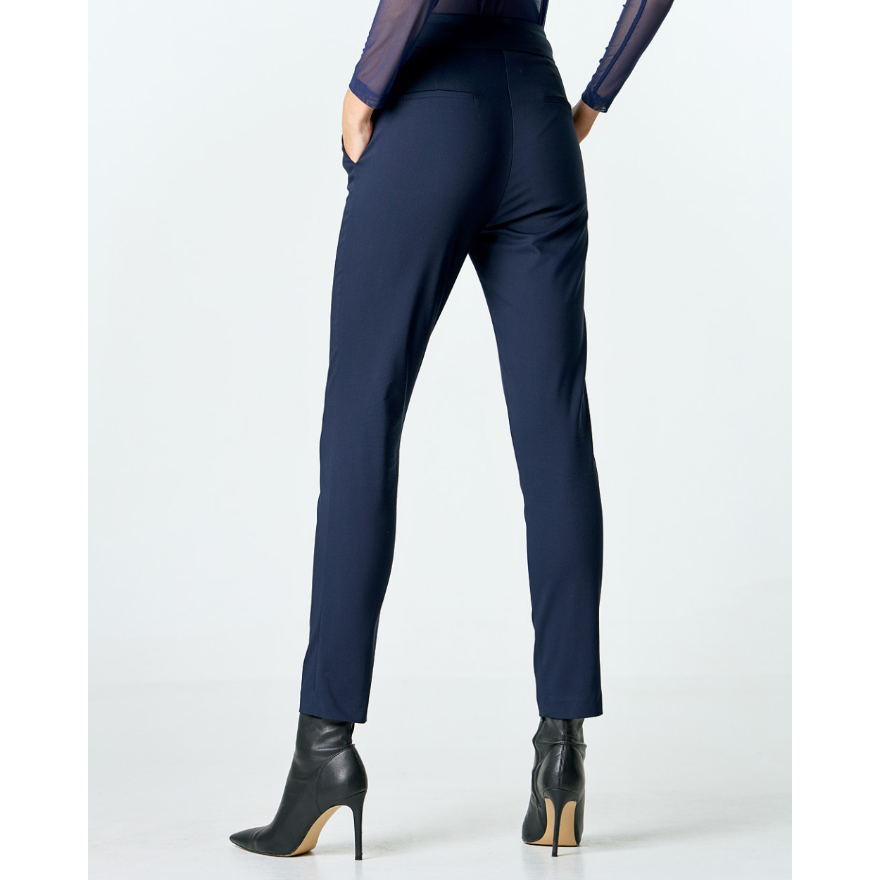 ACCESS pantalone blu basic - immagine 4