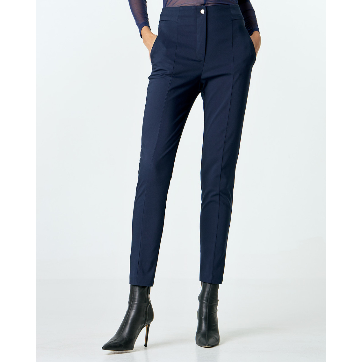 ACCESS pantalone blu basic - immagine 6