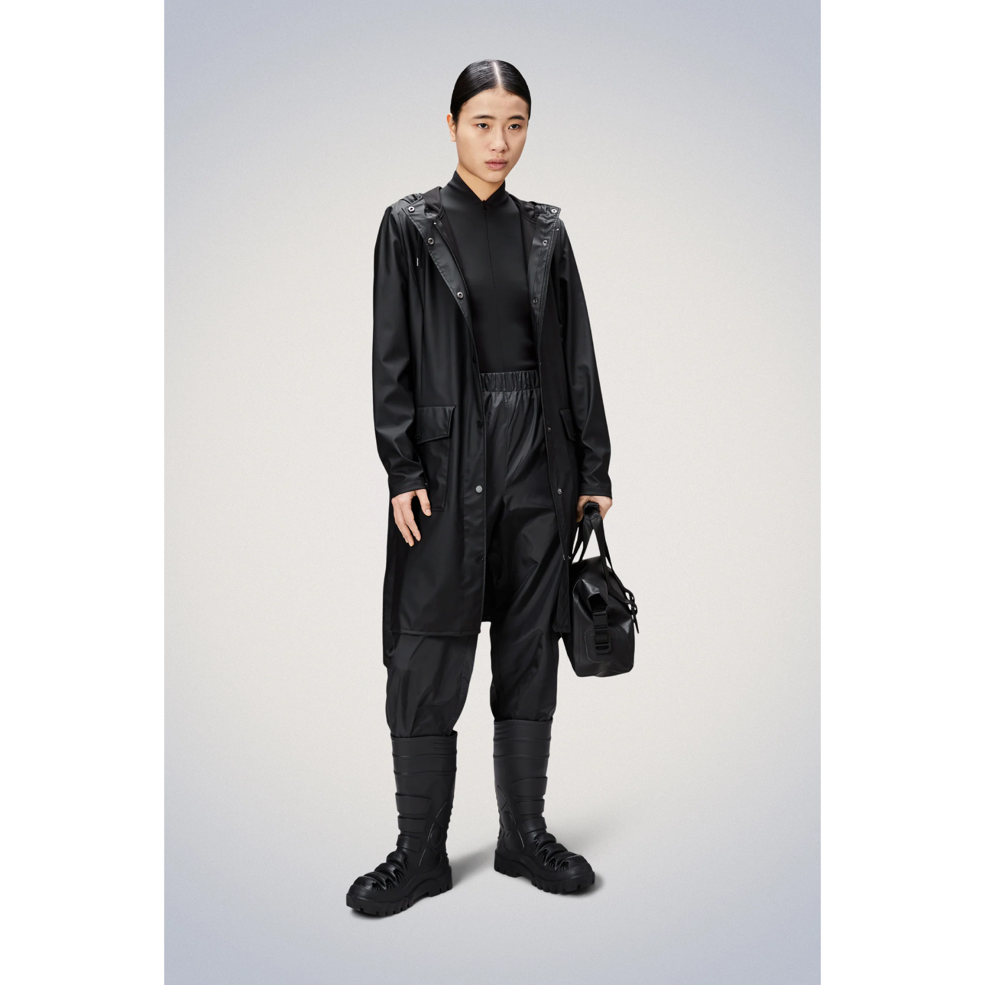 RAINS Curve W Jacket black - immagine 3