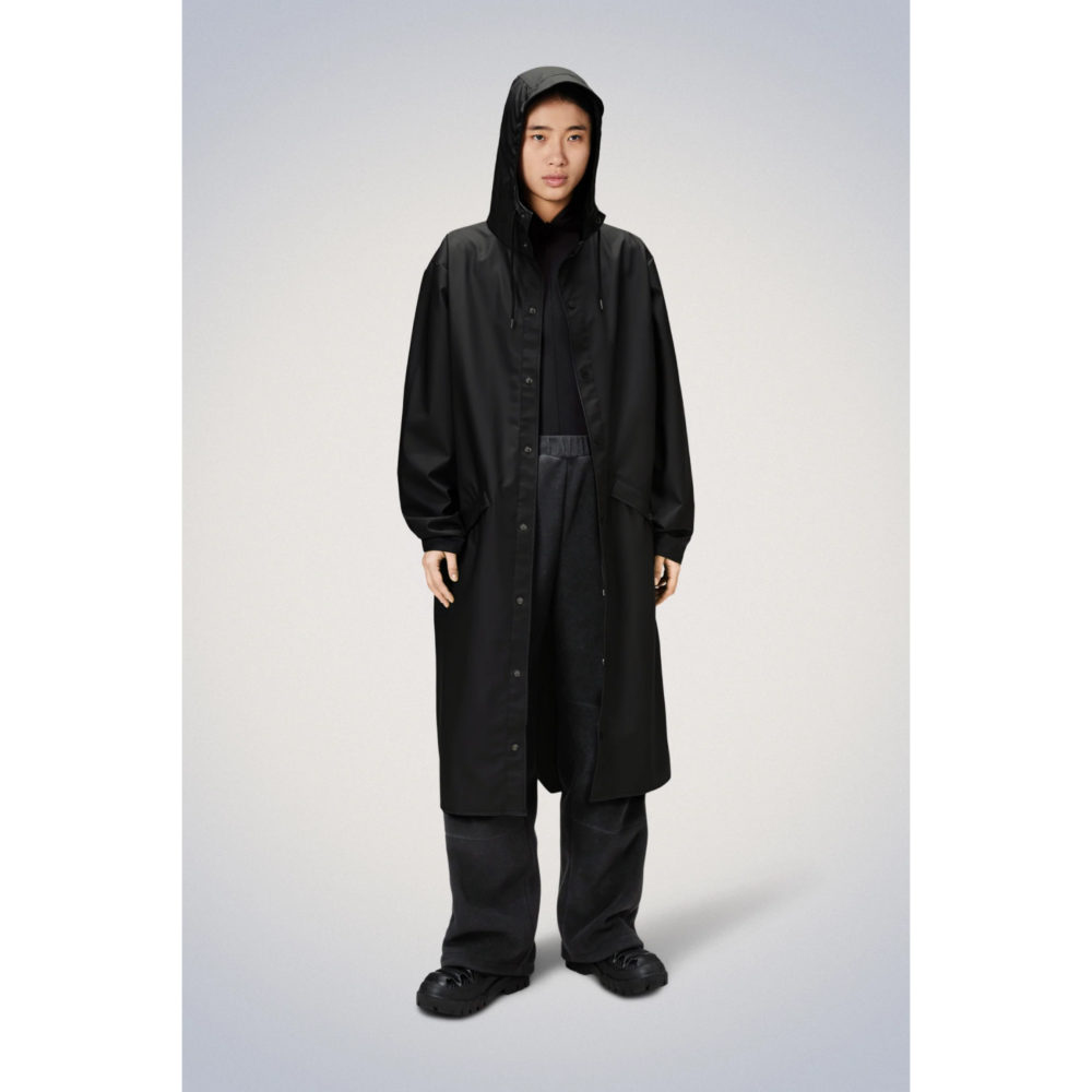 RAINS Longer Jacket black
