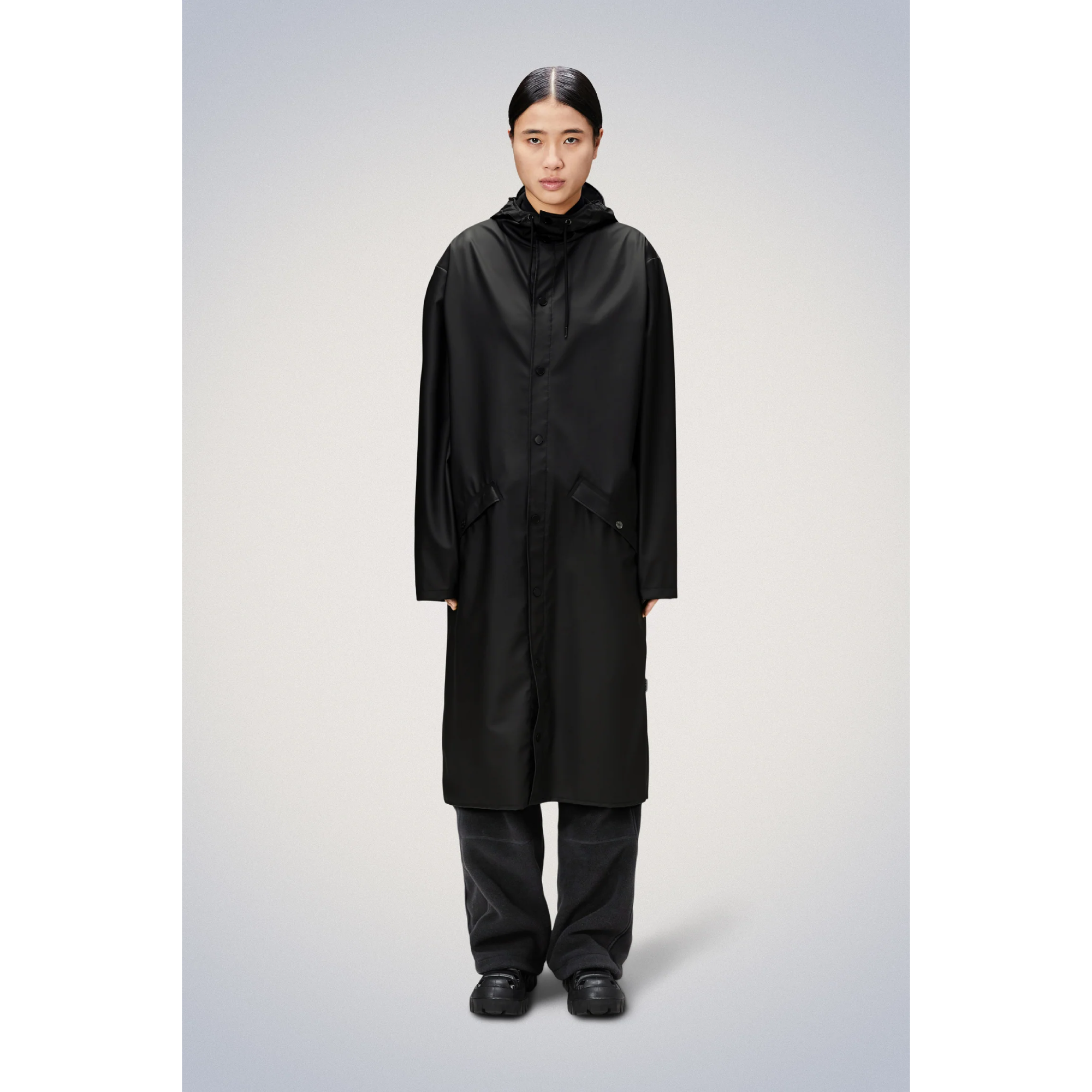 RAINS Longer Jacket black - immagine 3