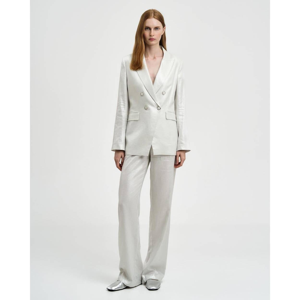 ACCESS blazer silver doppiopetto - immagine 7
