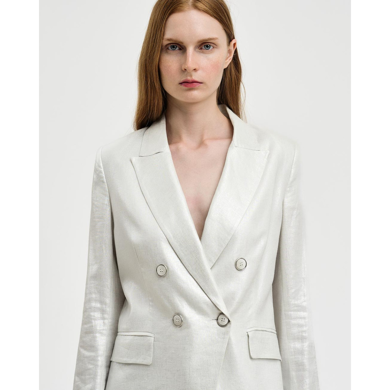 ACCESS blazer silver doppiopetto - immagine 8