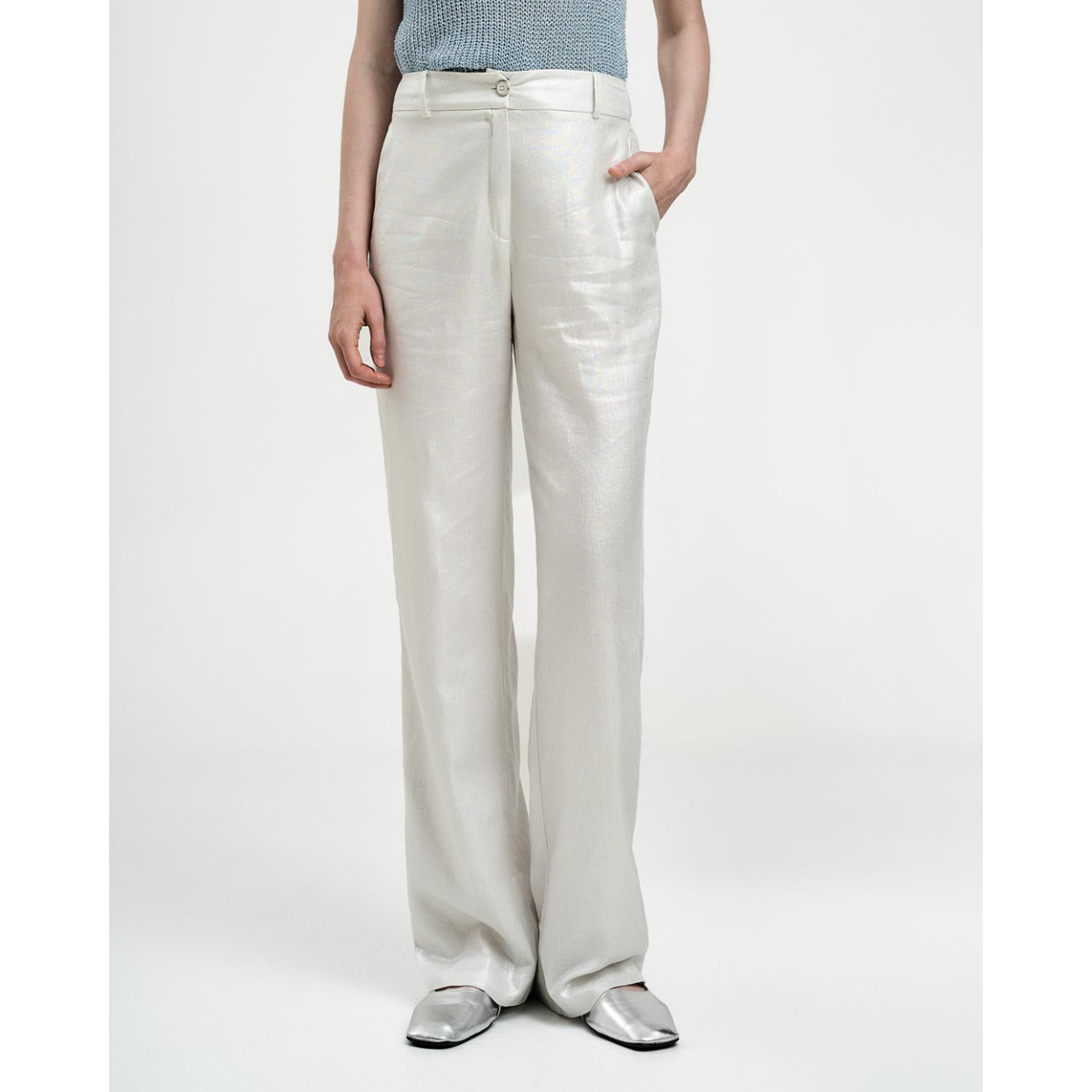 ACCESS pantalone silver ampio - immagine 9