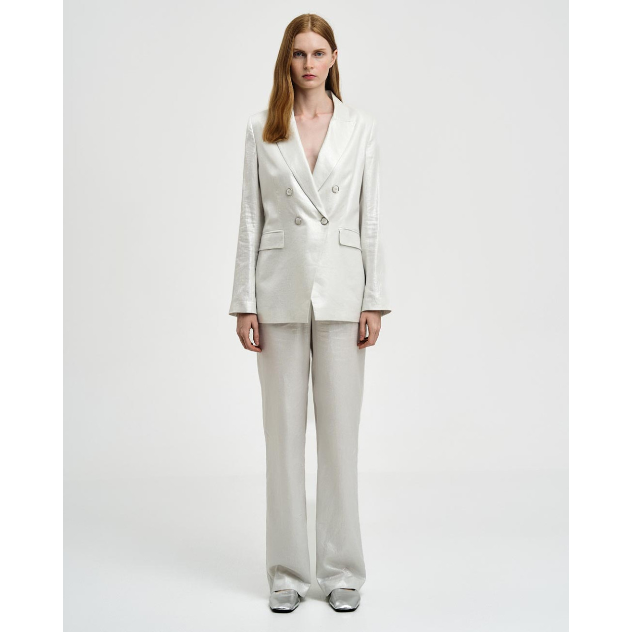 ACCESS blazer silver doppiopetto - immagine 12