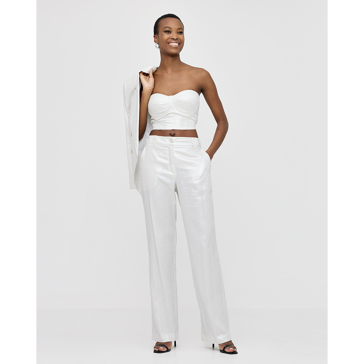 ACCESS pantalone silver ampio - immagine 6