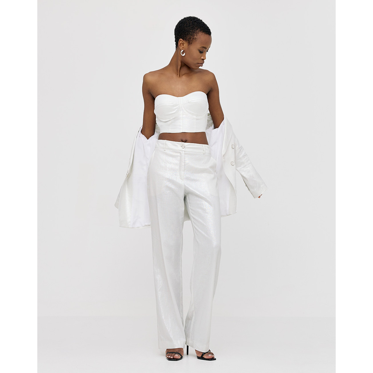 ACCESS pantalone silver ampio - immagine 5