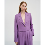ACCESS blazer crop Mauve