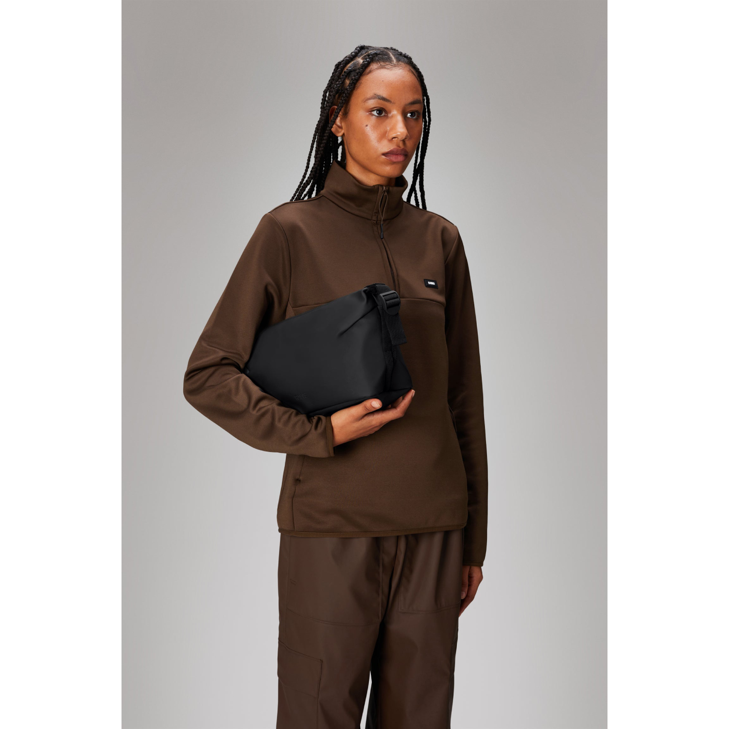 RAINS Hilo Wash Bag nero