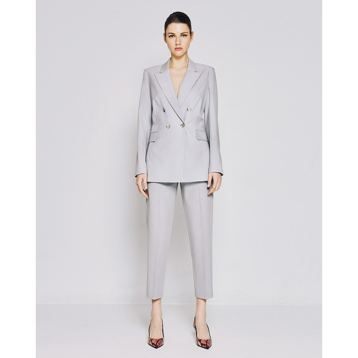 ACCESS Pantalone Melange perla - immagine 7