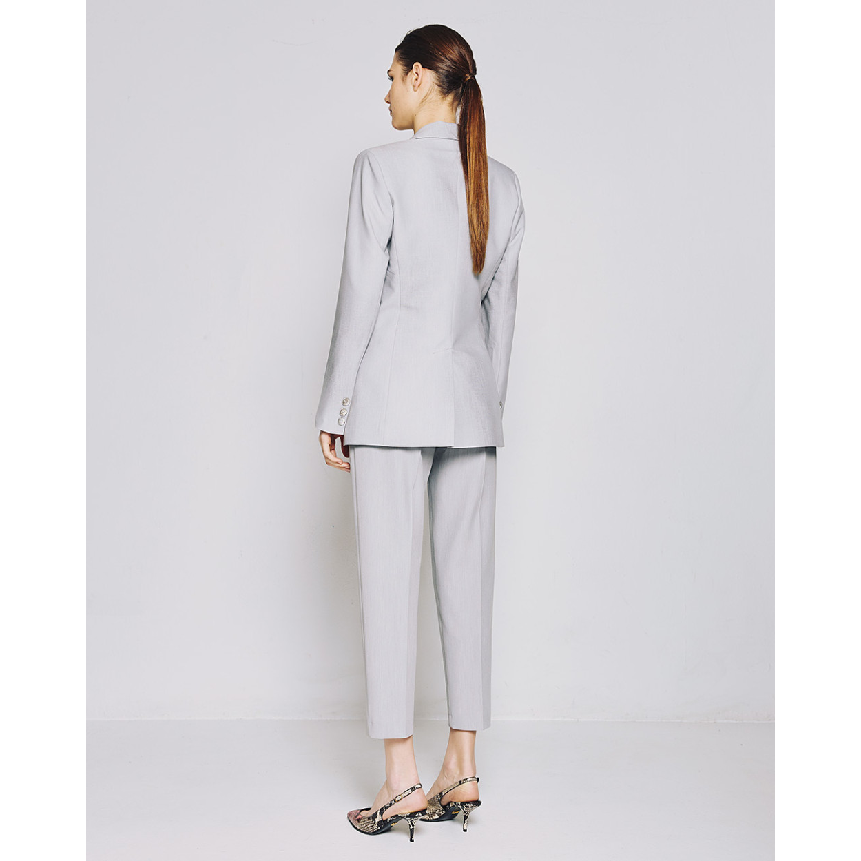 ACCESS Pantalone Melange perla - immagine 6
