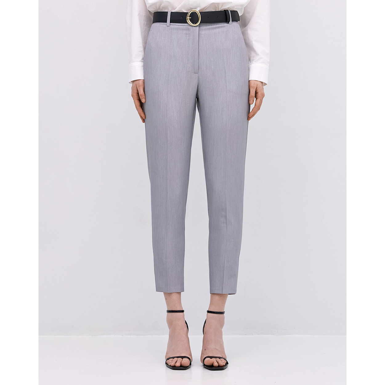 ACCESS Pantalone Melange perla