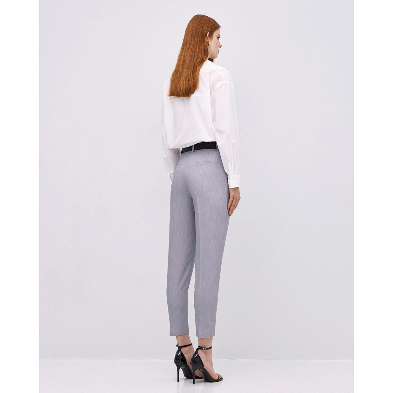 ACCESS Pantalone Melange perla - immagine 3
