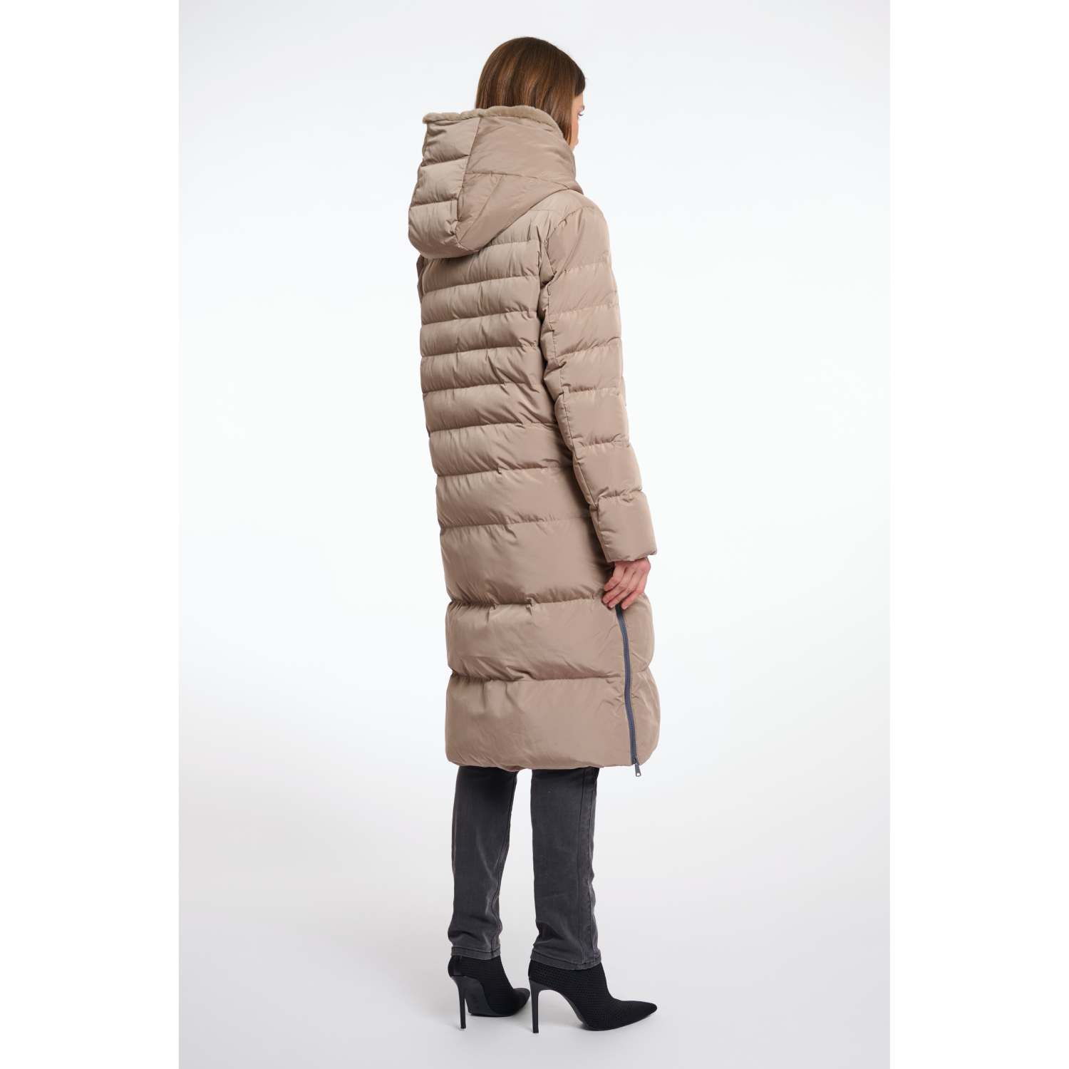 RINO & PELLE Giaccone Fur beige - immagine 4