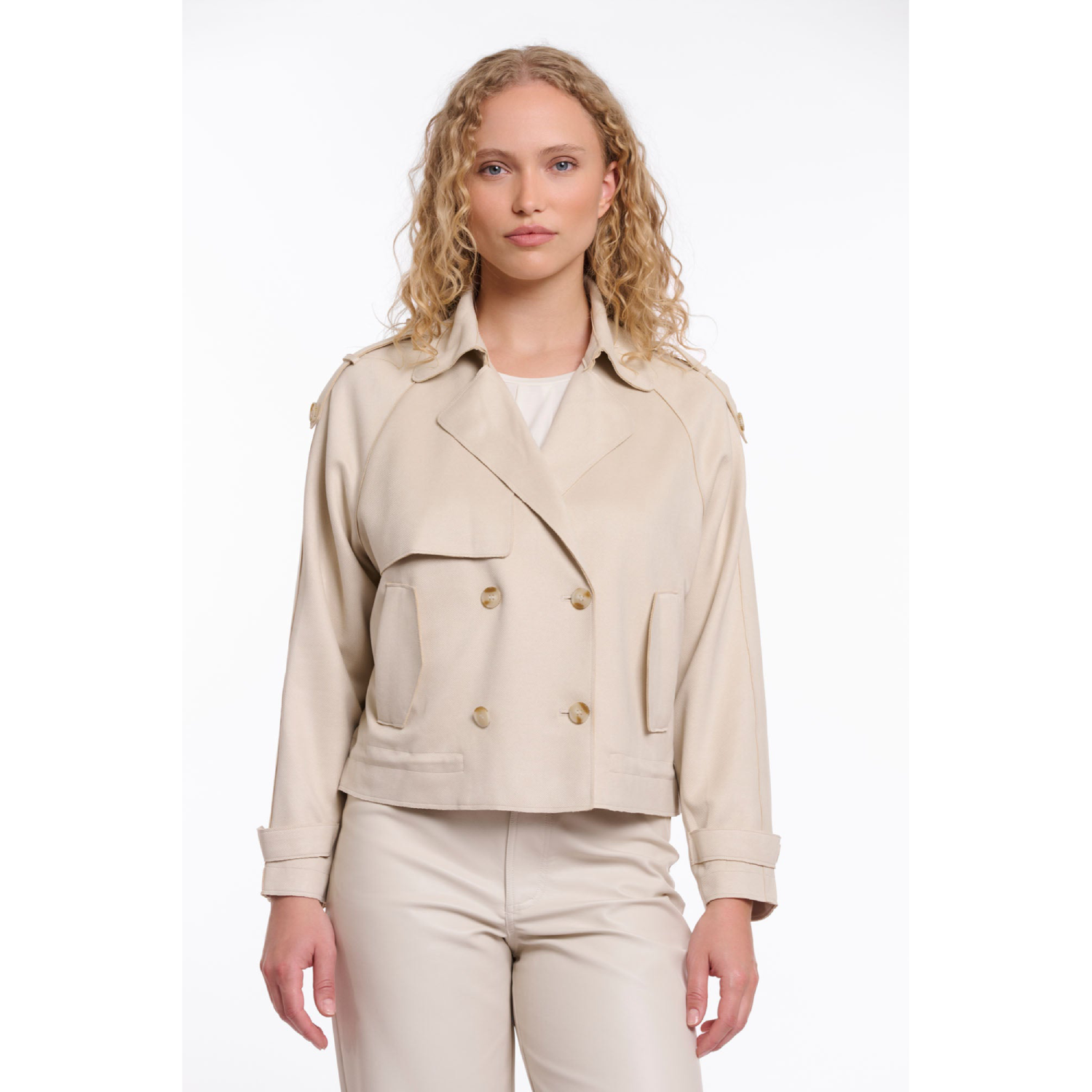 RINO & PELLE Giacca Cavalry crema - immagine 4