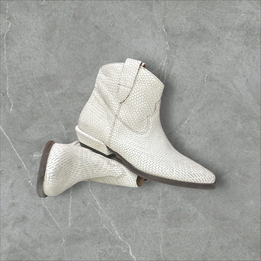 Tex Pelle Intrecciato bianco