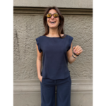 THAT'S IT Blusa Cupro blu
