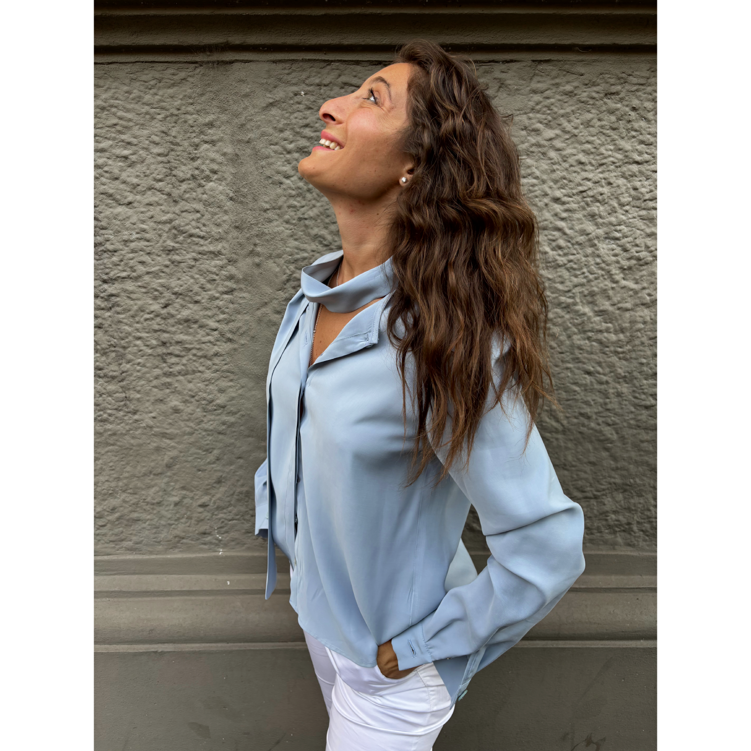 THAT'S IT Camicia Cupro ortensia - immagine 5
