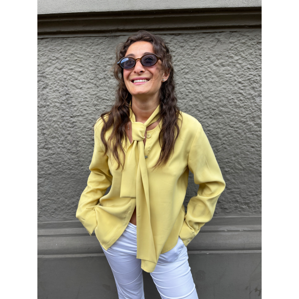 THAT'S IT Camicia Cupro zafferano