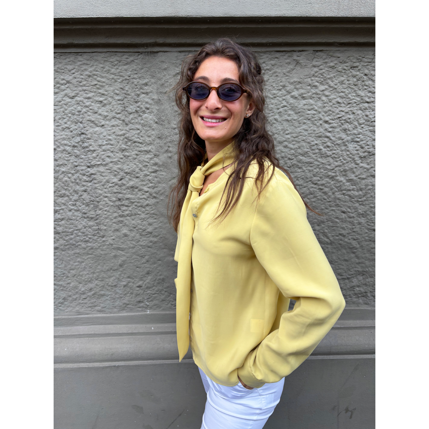 THAT'S IT Camicia Cupro zafferano - immagine 4