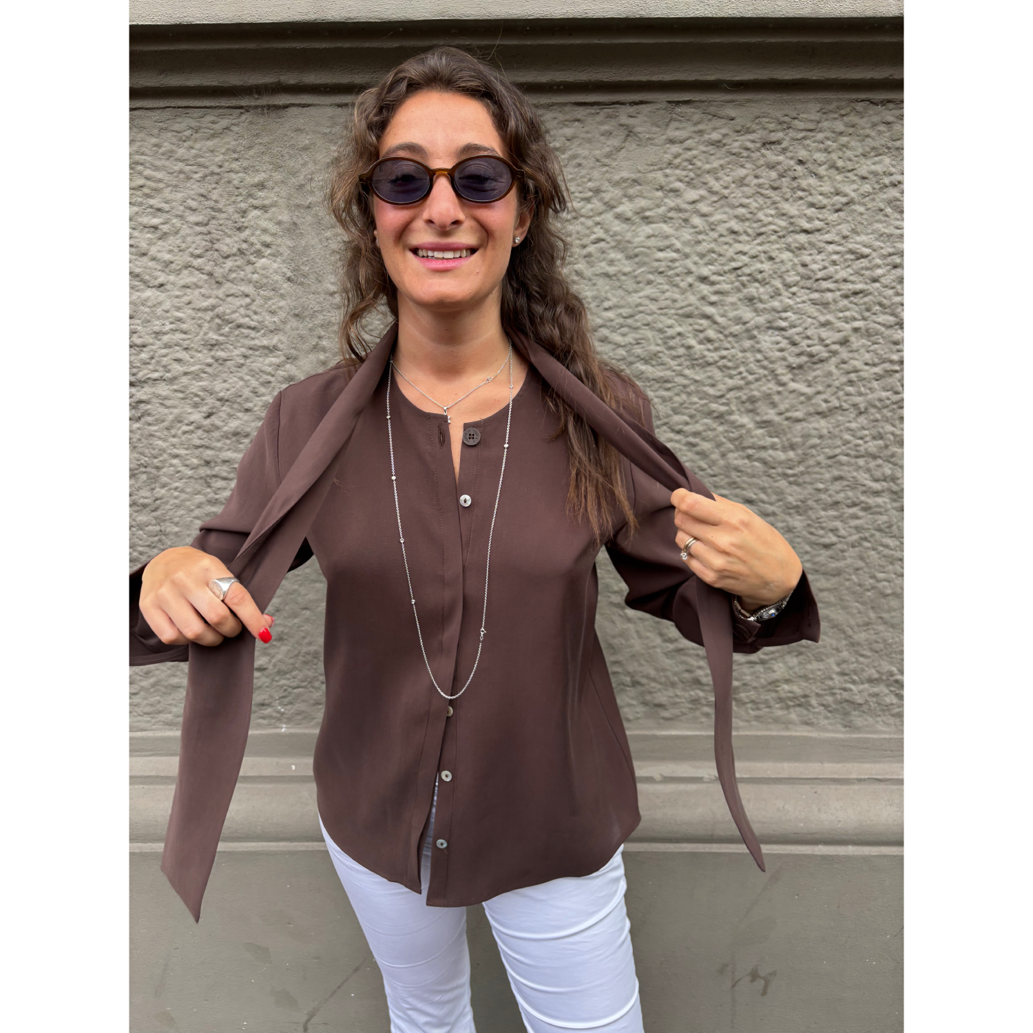 THAT'S IT Camicia Cupro espresso - immagine 4