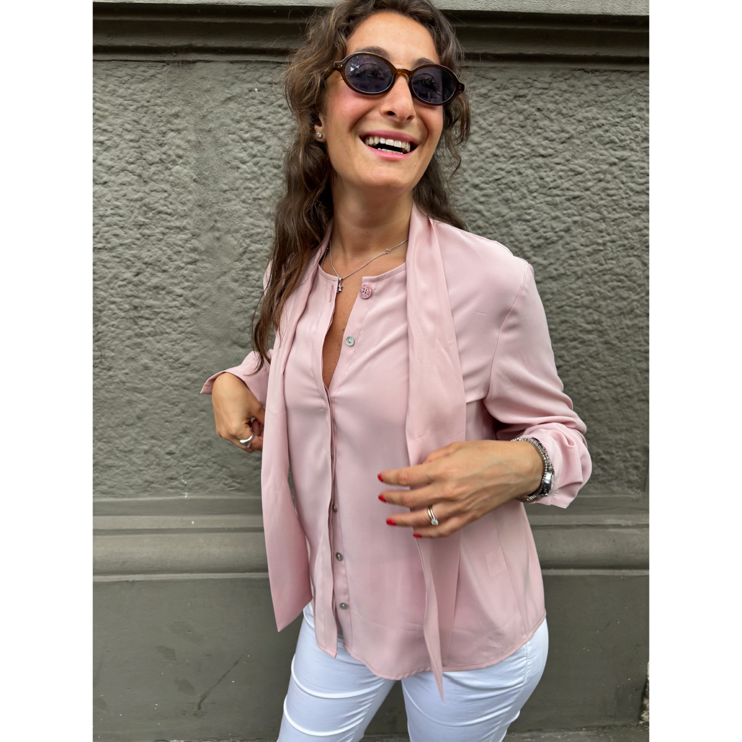 THAT'S IT Camicia Cupro peonia - immagine 5