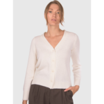 GRAN SASSO Cardigan Merino latte